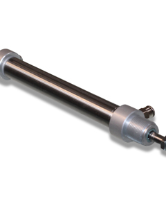 Double-acting cylinder 20/125mm; hose connector 6mm 1/8"